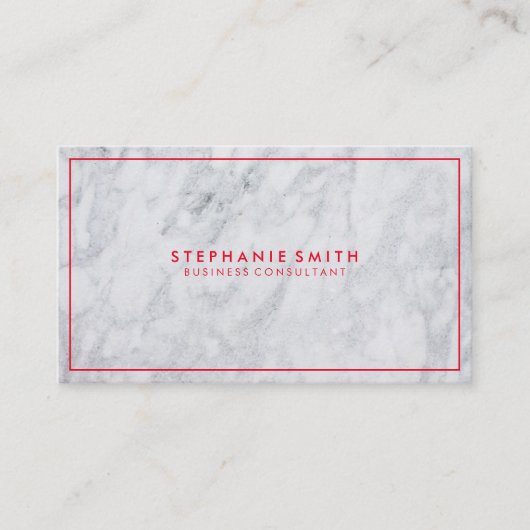 ビジネスコンサルティング |エグゼクティブマーブル 名刺 (正面)