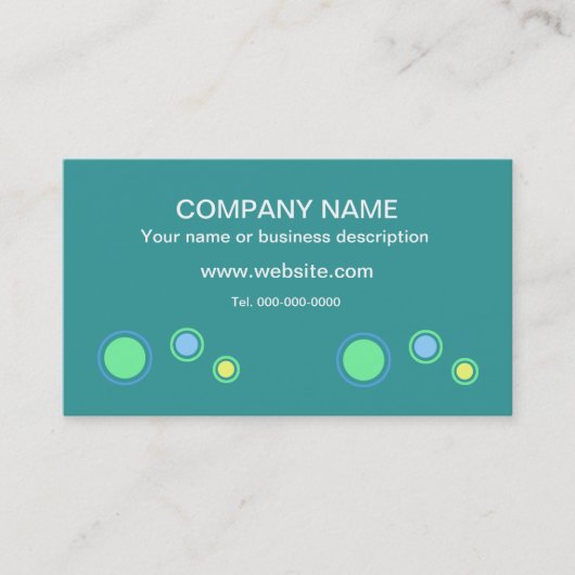 ビジネスコンテンポラリーカード 名刺 (正面)