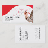 ビジネスコーチの戦略計画のために昇進 名刺 (正面/裏面)