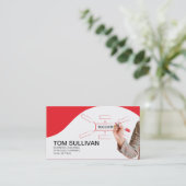 ビジネスコーチの戦略計画のために昇進 名刺 (スタンド正面)