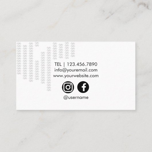 ビジネスコーチ名刺 名刺 (裏面)