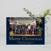 ビジネスゴールデンホリデーカーカスタムド（写真あり） 箔シーズンカード (立ち正面)