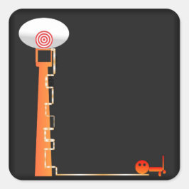 ビジネスゴール>広告ステッカー スクエアシール