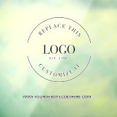 ビジネスサインカスタムロゴWebサイトプロモーション ウィンドウサイン (シート3)