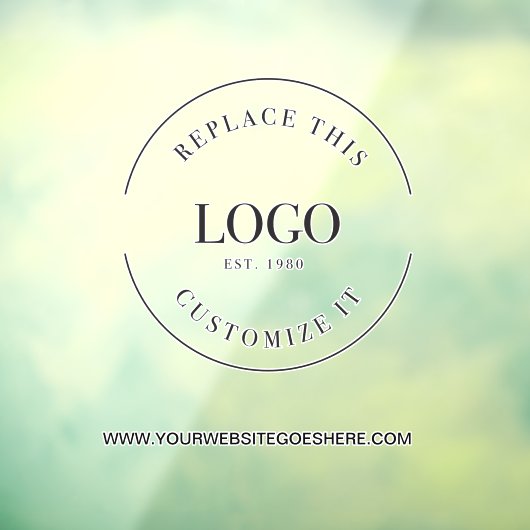 ビジネスサインカスタムロゴWebサイトプロモーション ウィンドウサイン (シート3)