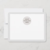 ビジネスサンキューアーバン男らし白黒 サンキューカード (裏面)