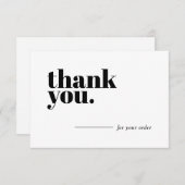 ビジネスサンキューカードのお客様への感謝 サンキューカード (正面/裏面)