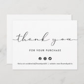 ビジネスサンキューカード感謝してい、ご注文 ポストカード (正面/裏面)