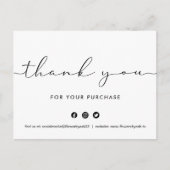 ビジネスサンキューカード感謝してい、ご注文 ポストカード (正面)