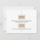 ビジネスサンキューカード サンキューカード (裏面)