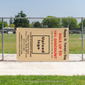 ビジネスサンパトリック販売オンライトブラウンバナー 横断幕 (インサイチュ)