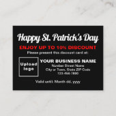 ビジネスサンパトリック黒割引カード 割引カード (正面)