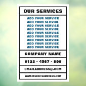 ビジネスサービスと情報 ウィンドウサイン (シート3)