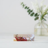 ビジネスサービスカード スキニー名刺 (スタンド正面)