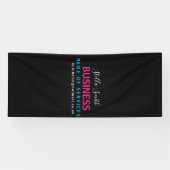 ビジネスサービスデザイナのプロフェッショナルとビジネス 横断幕 (横)