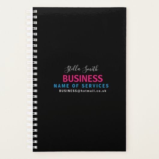 ビジネスサービスデザイナーのプロフェッショナルとビジネス プランナー手帳 (正面)