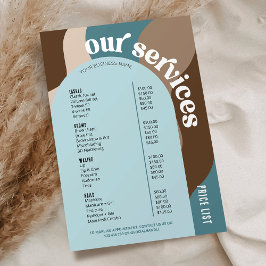 ビジネスサービス価格表トレンディーレトロ中和