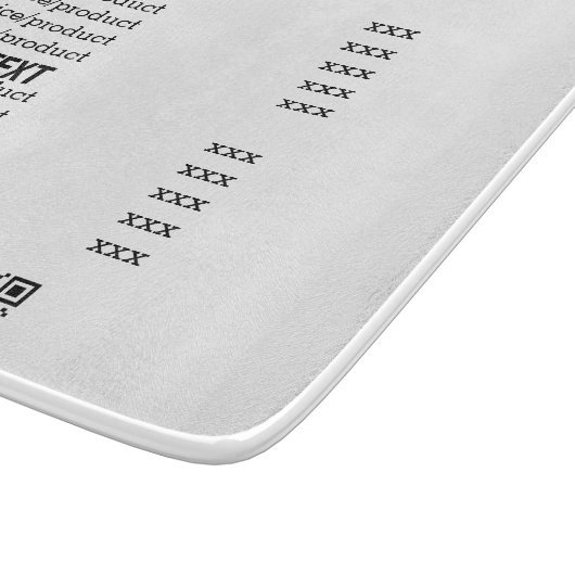 ビジネスサービス製品の価格表メニューカード カッティングボード (角)