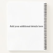 ビジネスサービス製品の価格表メニューカード ノートブック (裏面)