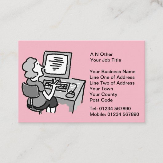 ビジネスサービス 名刺 (正面)