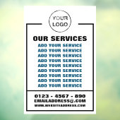 ビジネスサービス、情報、ロゴ ウィンドウサイン (シート3)