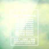 ビジネスサービス、情報、ロゴ ウィンドウサイン (シート3)