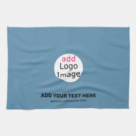 ビジネスシックなプロモーションカスタマイズ可能なダスティブルー キッチンタオル