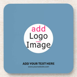ビジネスシックなプロモーションカスタマイズ可能なダスティブルー コースター