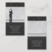 ビジネスシルエット 名刺 (正面/裏面)