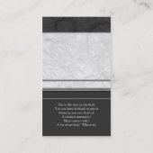 ビジネスシルエット 名刺 (裏面)