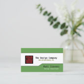 ビジネスシンプルカードのトップボトム 名刺 (スタンド正面)