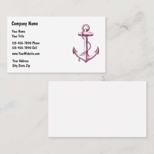 ビジネスシンプルカードの作成 名刺 (正面/裏面)