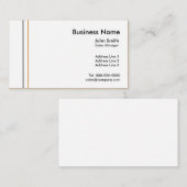 ビジネスシンプルカードテンプレート 名刺 (正面/裏面)