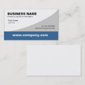 ビジネスシンプルカードテンプレート 名刺 (正面/裏面)