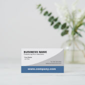 ビジネスシンプルカードテンプレート 名刺 (スタンド正面)