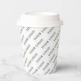 ビジネスシンプルミニマルロゴのパターン 紙コップ