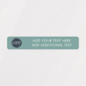 ビジネスシンプルロゴと名前をカスタムする ラベル (デザイン1)