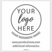 ビジネスシンプルロゴカスタムシール シール (シート)