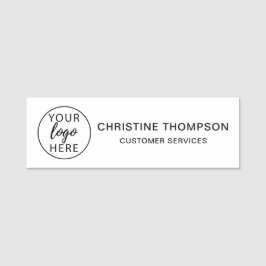 ビジネスシンプルロゴカスタム 名札