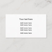 ビジネスシンプルロゴテンプレート 名刺 (裏面)