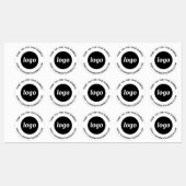 ビジネスシンプルロゴ付きThank You ラベル (シート)