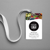 ビジネスシンプルロゴ写真QRコード バッジ