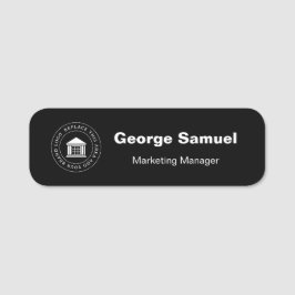 ビジネスシンプルロゴ | 名前 | 指定 名札