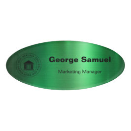 ビジネスシンプルロゴ | 名前 | 指定 名札