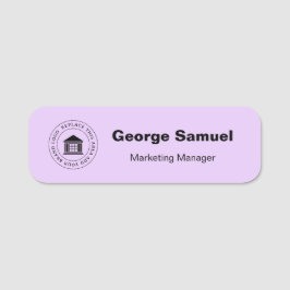 ビジネスシンプルロゴ | 名前 | 指定 名札