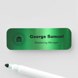 ビジネスシンプルロゴ | 名前 | 指定 名札