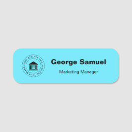 ビジネスシンプルロゴ | 名前 | 指定 名札