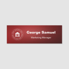 ビジネスシンプルロゴ | 名前 | 指定 名札