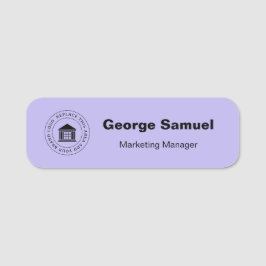 ビジネスシンプルロゴ | 名前 | 指定 名札