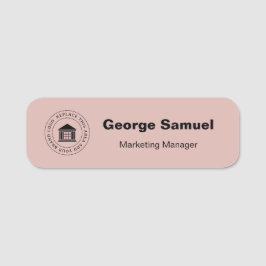 ビジネスシンプルロゴ | 名前 | 指定 名札